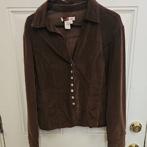 Brown, Corduroy, Casual, Western, Women, Cowgirl, Fall, Outdoors, Cotton